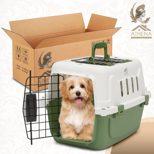 Athena Collection Pet Carrier Transport Box